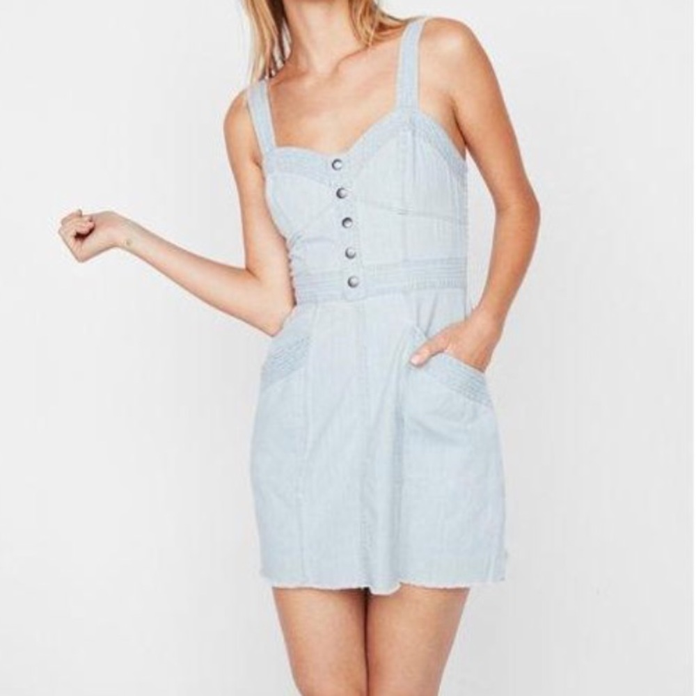 Express denim dress